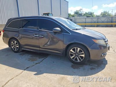 Czwarte zdjęcie samochodu z boku: 2015 HONDA ODYSSEY TOURING VIN:5FNRL5H97FB024787 - miniatura