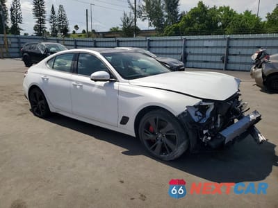 Czwarte zdjęcie samochodu z boku: 2023 GENESIS G70 3.3T STANDARD VIN:KMTG54TE9PU117529 - miniatura