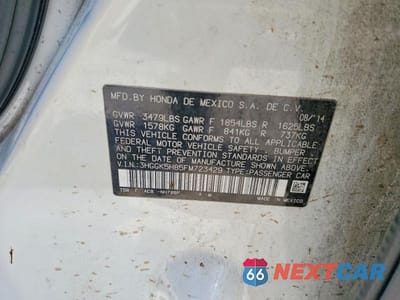 Zdjęcie 12 z 12 samochodu: 2015 HONDA FIT EX VIN:3HGGK5H85FM723429 - miniatura