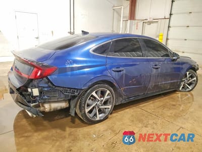 Trzecie zdjęcie samochodu z tyłu: 2021 HYUNDAI SONATA SEL PLUS VIN:5NPEJ4J2XMH091586 - miniatura
