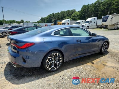 Trzecie zdjęcie samochodu z tyłu: 2026 BMW 430I VIN:WBA43DA03TCW11526 - miniatura