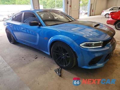Czwarte zdjęcie samochodu z boku: 2023 DODGE CHARGER SCAT PACK VIN:2C3CDXGJ7PH686749 - miniatura