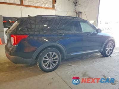 Trzecie zdjęcie samochodu z tyłu: 2020 FORD EXPLORER XLT VIN:1FMSK8DH4LGB62593 - miniatura