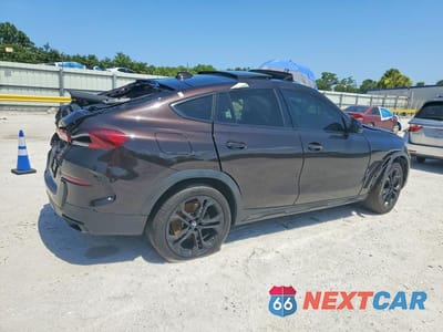 Trzecie zdjęcie samochodu z tyłu: 2022 BMW X6 XDRIVE40I VIN:5UXCY6C05N9L38113 - miniatura