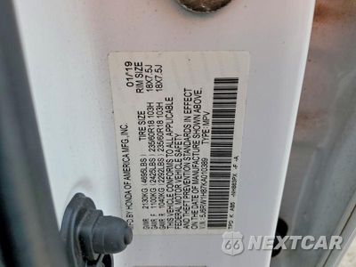 Zdjęcie 13 z 13 samochodu: 2019 HONDA CR-V EXL VIN:5J6RW1H87KA010389 - miniatura