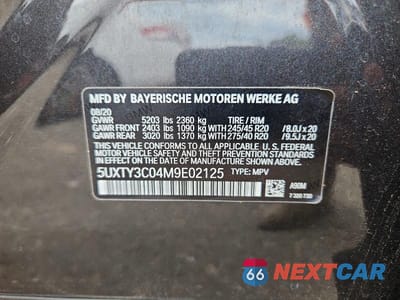 Zdjęcie 13 z 13 samochodu: 2021 BMW X3 SDRIVE30I VIN:5UXTY3C04M9E02125 - miniatura