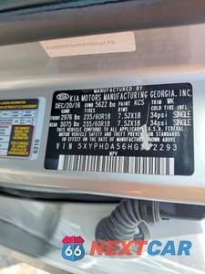Zdjęcie 13 z 13 samochodu: 2017 KIA SORENTO EX VIN:5XYPHDA56HG302293 - miniatura