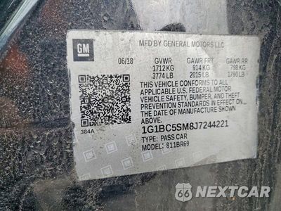 Zdjęcie 12 z 12 samochodu: 2018 CHEVROLET CRUZE LS VIN:1G1BC5SM8J7244221 - miniatura
