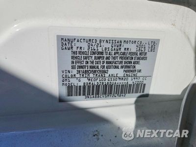 Zdjęcie 12 z 12 samochodu: 2021 NISSAN SENTRA SV VIN:3N1AB8CV5MY269842 - miniatura