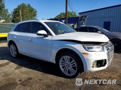 Czwarte zdjęcie samochodu z boku: 2018 AUDI Q5 PREMIUM PLUS VIN:WA1BNAFY8J2113661 - miniatura