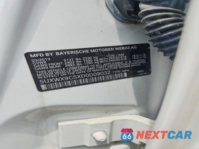 Zdjęcie 13 z 13 samochodu: 2013 BMW X3 XDRIVE28I VIN:5UXWX9C5XD0D09032 - miniatura