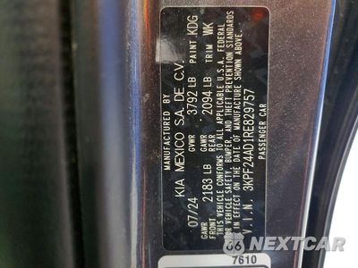Zdjęcie 12 z 12 samochodu: 2024 KIA FORTE LXS VIN:3KPF24AD1RE829757 - miniatura