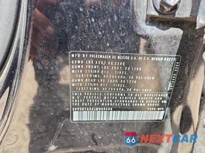 Zdjęcie 13 z 13 samochodu: 2018 VOLKSWAGEN TIGUAN SE VIN:3VV3B7AX0JM049498 - miniatura