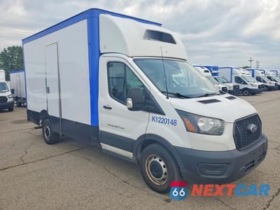 Czwarte zdjęcie samochodu z boku: 2021 FORD TRANSIT T-350 DELIVERY TRUCK VIN:1FDBW5Z88MKA80022 - miniatura