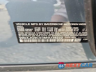 Zdjęcie 14 z 14 samochodu: 2021 BMW X1 XDRIVE28I VIN:WBXJG9C03M5U39222 - miniatura