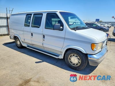 Czwarte zdjęcie samochodu z boku: 1997 FORD ECONOLINE E150 VAN VIN:1FDEE1463VHA13292 - miniatura