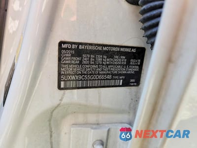Zdjęcie 13 z 13 samochodu: 2016 BMW X3 XDRIVE28I VIN:5UXWX9C55G0D66548 - miniatura