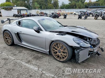 Czwarte zdjęcie samochodu z boku: 2025 PORSCHE CAYMAN GT4 RS VIN:WP0AE2A85SK271214 - miniatura