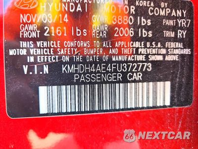 Zdjęcie 12 z 12 samochodu: 2015 HYUNDAI ELANTRA LIMITED VIN:KMHDH4AE4FU372773 - miniatura
