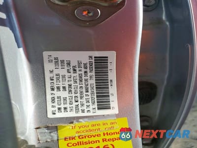Zdjęcie 13 z 13 samochodu: 2014 HONDA ACCORD LX VIN:1HGCR2F33EA154270 - miniatura