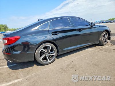 Trzecie zdjęcie samochodu z tyłu: 2020 HONDA ACCORD SPORT VIN:1HGCV1F33LA139285 - miniatura