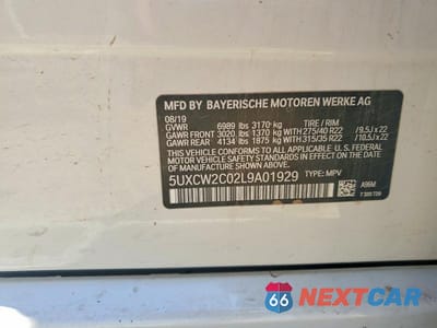 Zdjęcie 13 z 13 samochodu: 2020 BMW X7 XDRIVE40I VIN:5UXCW2C02L9A01929 - miniatura