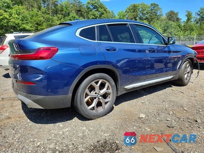 Trzecie zdjęcie samochodu z tyłu: 2022 BMW X4 XDRIVE30I VIN:5UX33DT07N9L96355 - miniatura