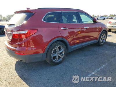 Trzecie zdjęcie samochodu z tyłu: 2016 HYUNDAI SANTA FE VIN:KM8SM4HF0GU164716 - miniatura