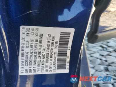 Zdjęcie 13 z 13 samochodu: 2005 HONDA CR-V EX VIN:JHLRD78895C033117 - miniatura