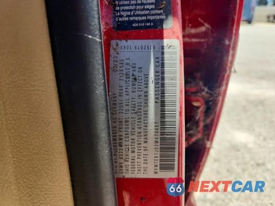 Zdjęcie 12 z 12 samochodu: 2003 VOLKSWAGEN JETTA GLS PREMIUM VIN:WVWTE61J03W470457 - miniatura