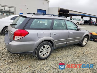 Trzecie zdjęcie samochodu z tyłu: 2008 SUBARU OUTBACK 2.5XT LIMITED VIN:4S4BP63C986314165 - miniatura
