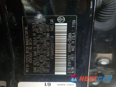 Zdjęcie 12 z 12 samochodu: 2025 TOYOTA CAMRY LE VIN:4T1DAACK5SU517738 - miniatura