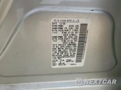 Zdjęcie 12 z 12 samochodu: 2010 NISSAN ROGUE SL VIN:JN8AS5MT9AW503397 - miniatura