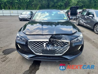 Piąte zdjęcie samochodu w środku: 2019 GENESIS G70 ADVANCED VIN:KMTG64LA9KU027381 - miniatura
