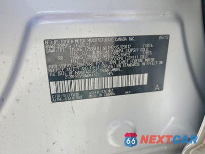 Zdjęcie 13 z 13 samochodu: 2013 TOYOTA RAV4 XLE VIN:2T3RFREV5DW044527 - miniatura