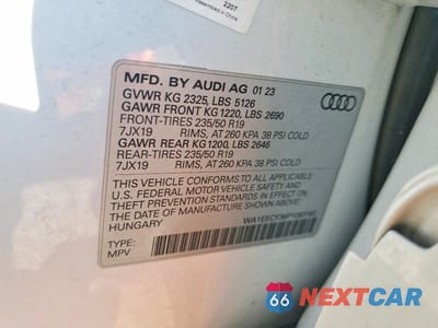 Zdjęcie 13 z 13 samochodu: 2023 AUDI Q3 PREMIUM PLUS S LINE 45 VIN:WA1EECF36P1083183 - miniatura