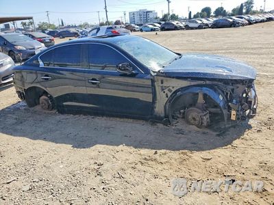 Czwarte zdjęcie samochodu z boku: 2019 INFINITI Q50 3.0T LUXE VIN:JN1EV7AP0KM519477 - miniatura