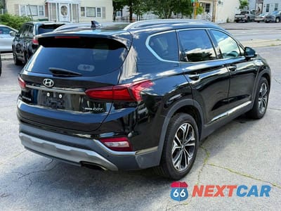 Trzecie zdjęcie samochodu z tyłu: 2020 HYUNDAI SANTA FE LIMITED 2.0T VIN:5NMS5CAA0LH250328 - miniatura