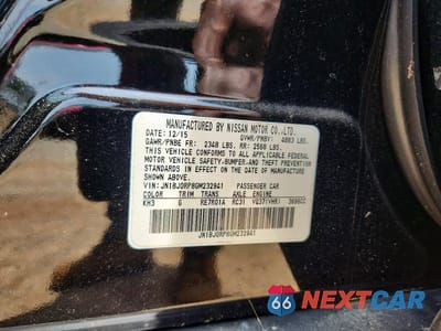 Zdjęcie 13 z 13 samochodu: 2016 INFINITI QX50 BASE VIN:JN1BJ0RP8GM232941 - miniatura
