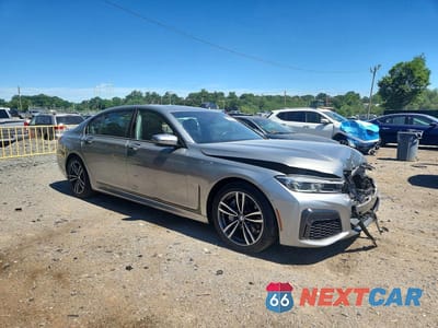 Czwarte zdjęcie samochodu z boku: 2021 BMW 740 XI VIN:WBA7T4C04MCE60839 - miniatura