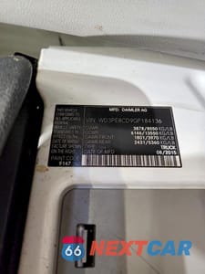 Zdjęcie 13 z 13 samochodu: 2016 MERCEDES-BENZ SPRINTER 2500 VIN:WD3PE8CD9GP184136 - miniatura