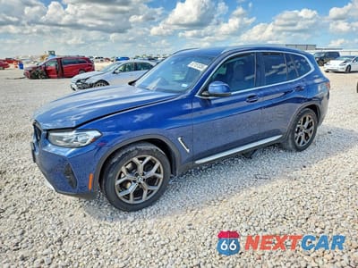 2022 BMW X3 SDRIVE30I 5UX43DP09N9K62624 - główne zdjęcie licytacji z USA - miniatura