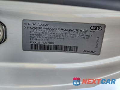 Zdjęcie 12 z 12 samochodu: 2014 AUDI S5 PREMIUM PLUS VIN:WAUCGAFR1EA070285 - miniatura