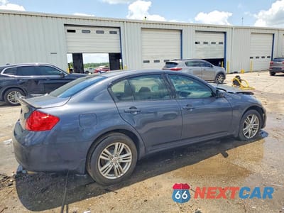 Trzecie zdjęcie samochodu z tyłu: 2010 INFINITI G37 VIN:JN1CV6AR8AM254163 - miniatura