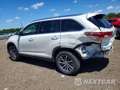 Drugie zdjęcie samochodu z przodu: 2019 TOYOTA HIGHLANDER HYBRID XLE VIN:5TDJGRFH4KS067251 - miniatura