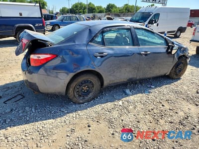 Trzecie zdjęcie samochodu z tyłu: 2017 TOYOTA COROLLA LE VIN:2T1BURHE1HC857043 - miniatura