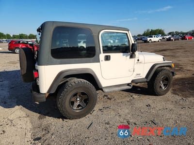 Trzecie zdjęcie samochodu z tyłu: 2003 JEEP WRANGLER / TJ SPORT VIN:1J4FA49S23P371332 - miniatura