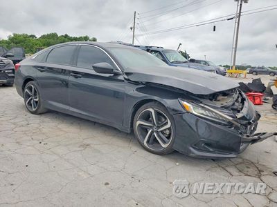 Czwarte zdjęcie samochodu z boku: 2022 HONDA ACCORD SPORT SE VIN:1HGCV1F49NA067083 - miniatura