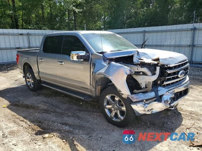 Czwarte zdjęcie samochodu z boku: 2021 FORD F150 SUPERCREW VIN:1FTFW1ED5MFB46066 - miniatura