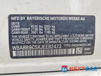 Zdjęcie 12 z 12 samochodu: 2018 BMW 330 I VIN:WBA8B9C5XJEE82473 - miniatura